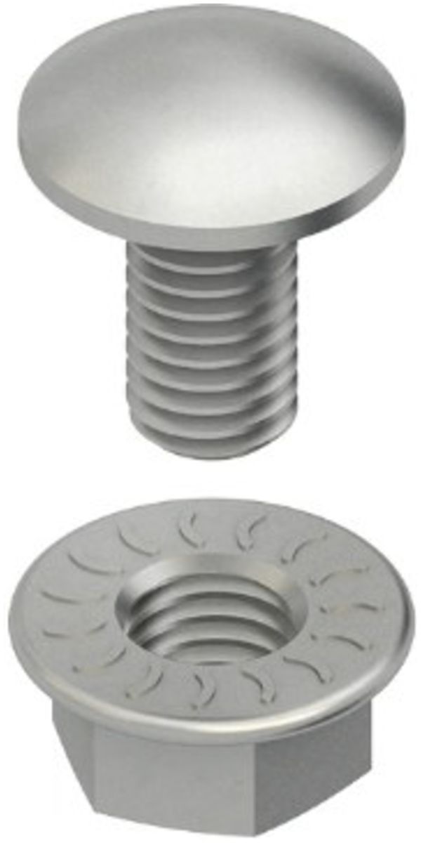 Flachrundkopfschraube M6×12mm galvanisch verzinkt