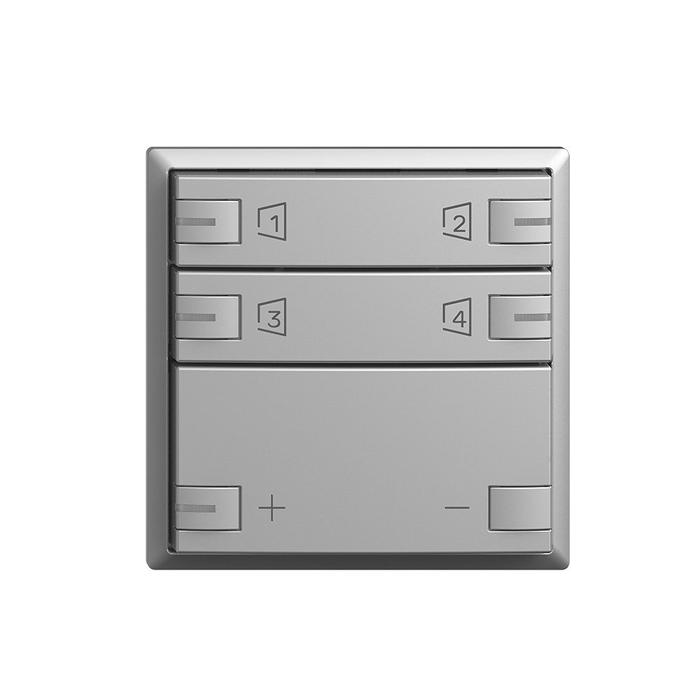 Kit montaggio Edue zeptrionAIR F, WLAN, dimmer, RGB-LED, 2×tasto, 2×commando si