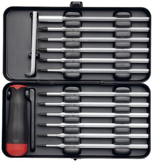 Kit de tournevis dynamométrique Klauke 14 pièces 0.6…1.5Nm