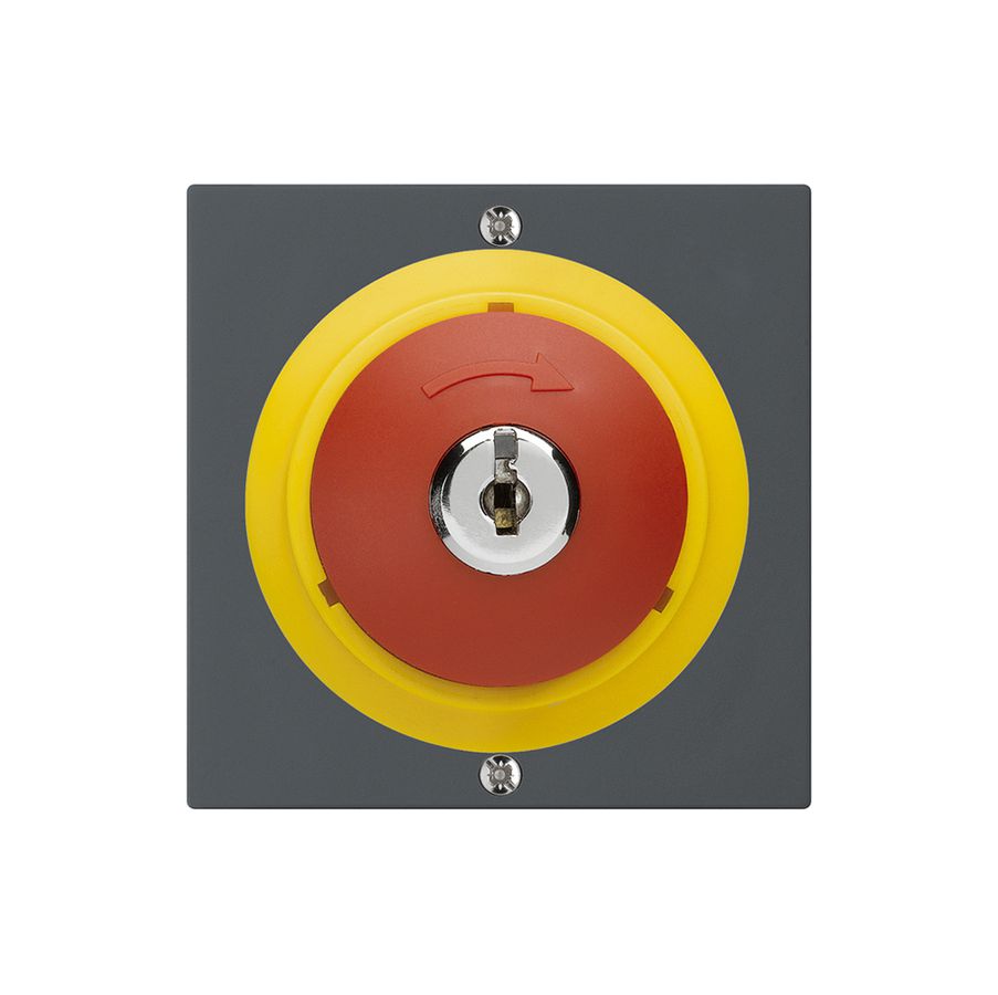 Schlüsseltaster kallysto NOT-AUS anthrazit