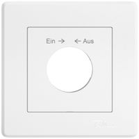 UP-Montageset EDIZIO.liv SNAPFIX® f.Schwenktaster m.Schloss Ein → ← Aus ws