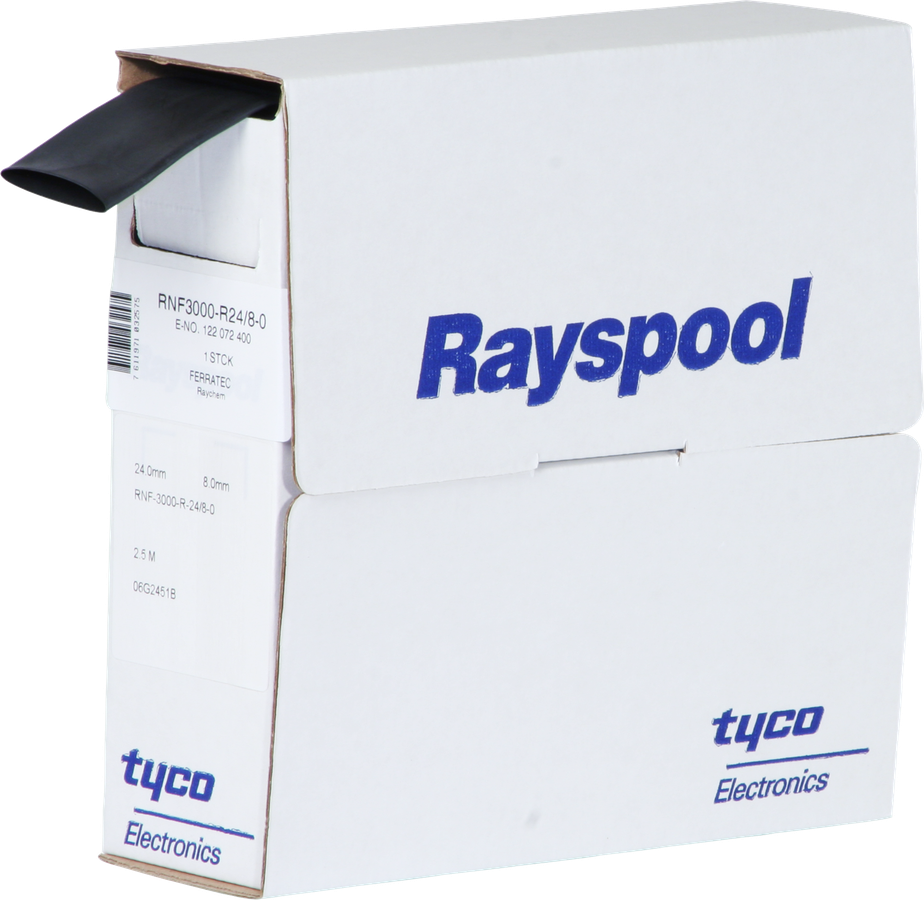 Guaina retrattile RNF3000-R-24/8 nero