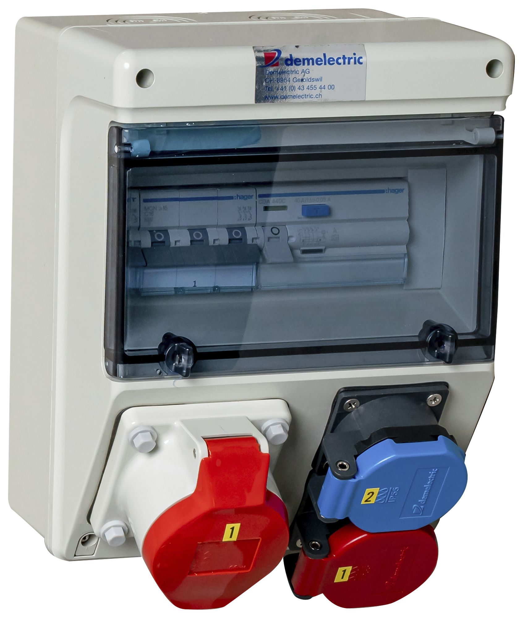 Stromverteiler DEM DB20299003 40A 1×T23 1×25 1×16A 183×237×152mm