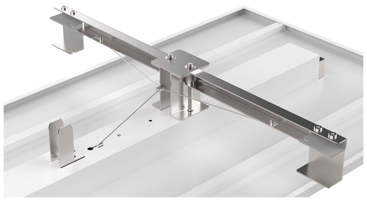 Lampada pannello LED DOTLUX WING 40W 6220lm 3000…5700K 1250×325×86mm bianco