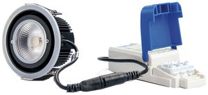 LED-Leuchte DOTLUX MULTIsun, 8W, Ø50×44mm, 2000…2800K, 500lm, IP65