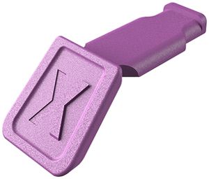 Clips KNIPEX ColorCode 10 pièces violet pour KNIPEXtend et Comfort 21mm