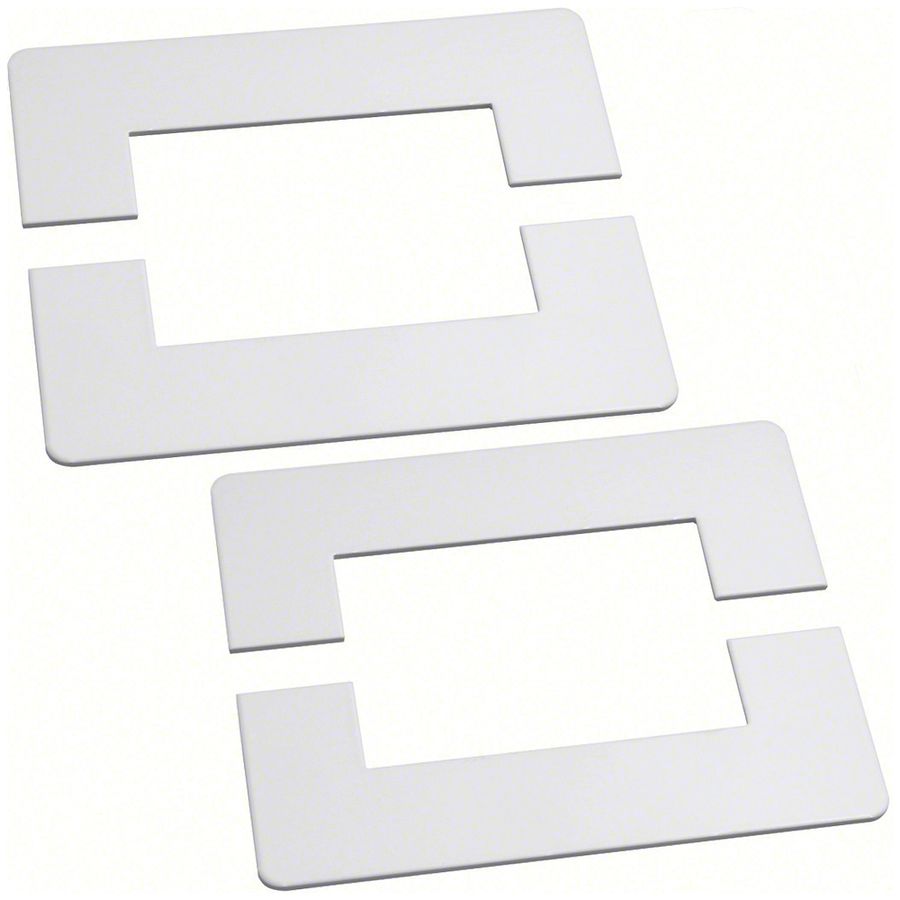 Abschlussblende tehalit DABA 5080, verkehrsweiss