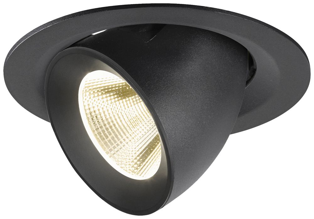 Downlight LED SLV NUMINOS GIMBLE M 12W 1900lm 4000K NB DALI Ø135×95 nero