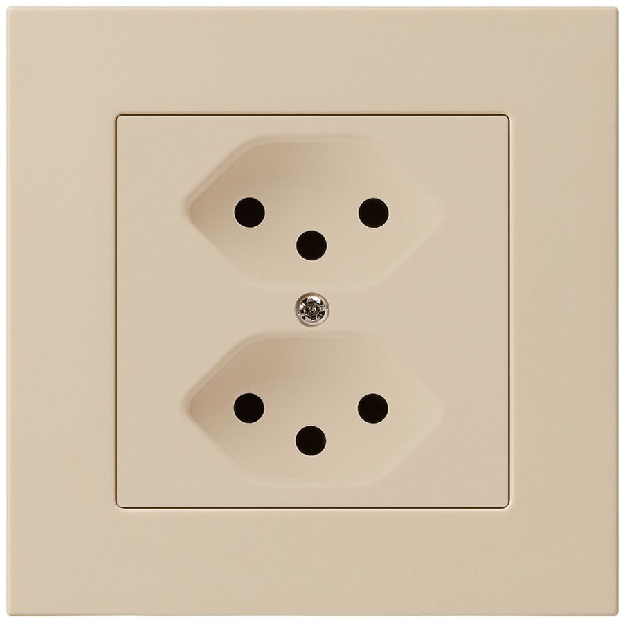 UP-Steckdose kallysto.pro 2×T13 beige