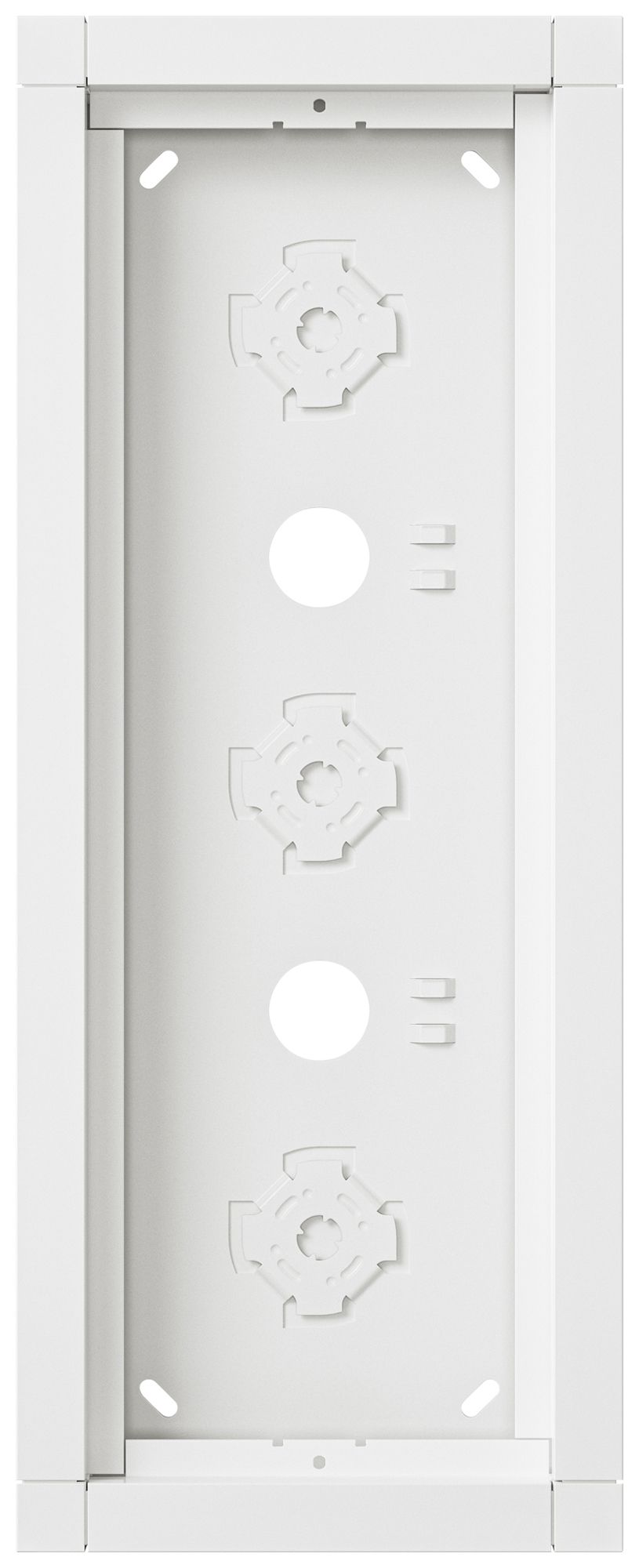 Boîtier AP Siedle 3× 132×332×36.5mm blanc