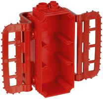 UP-Einlassdose MT Crallo-Fly Gr.I-I 100mm rot mit Dosenträger