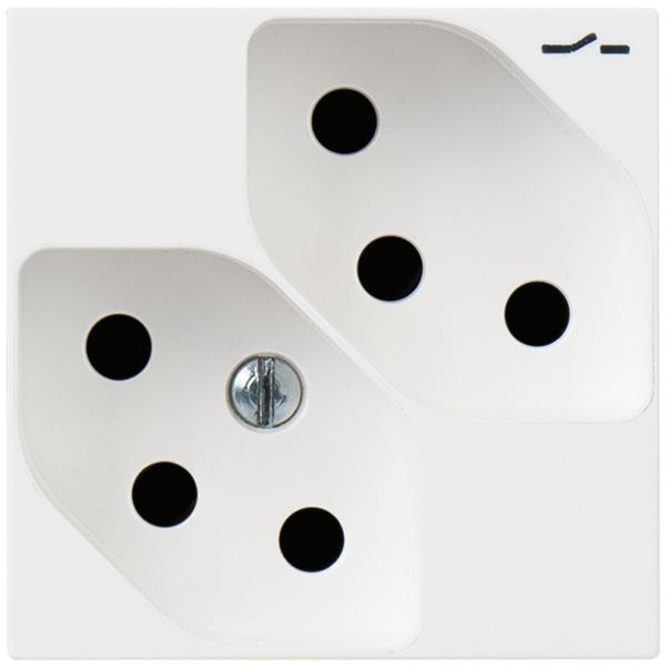 EB-Steckdose ATO 2×T13 1×S weiss 2 Module