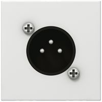 Prise INC XLR MOS blanc 3L mâle