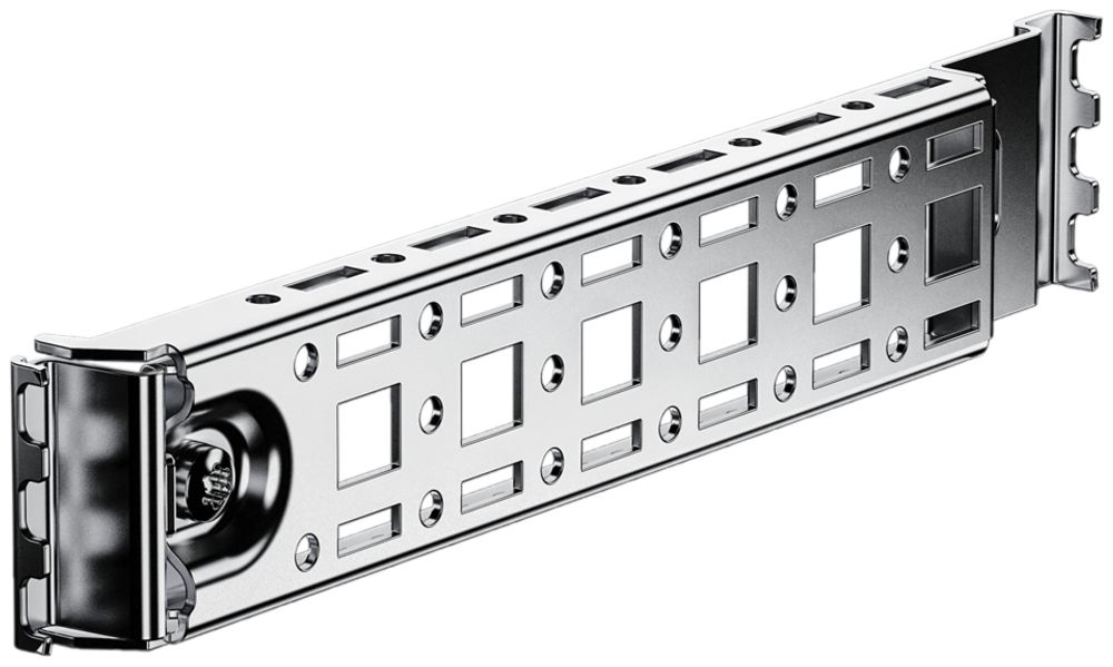 Guida di montaggio Rittal AX, per l'equip.interno d'armadio compatto P=210mm