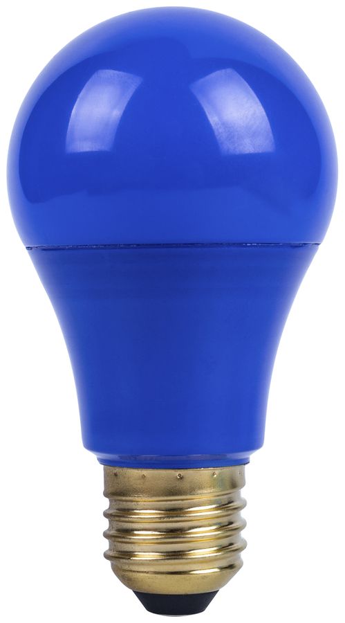LED-Lampe ELBRO E27 A19 3W 230V 40lm blau opal