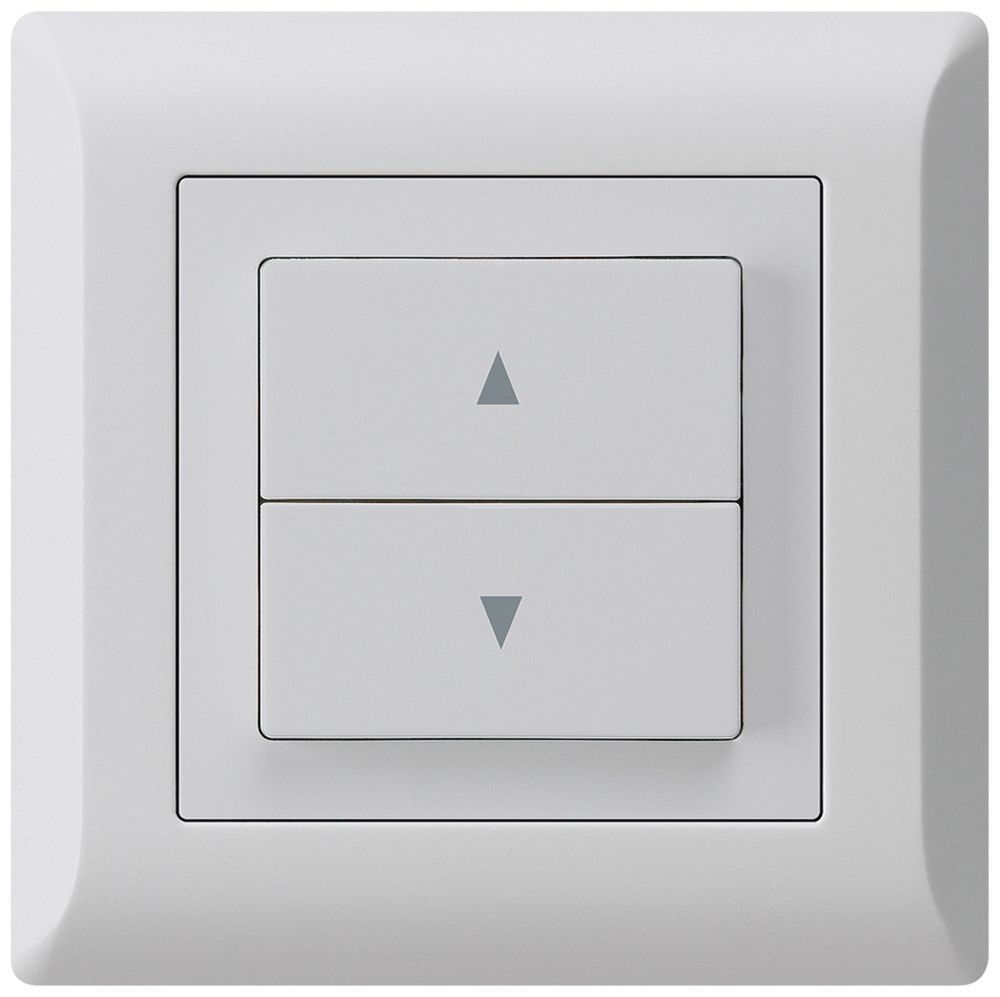 UP-Storentaster kallysto.line hellgrau mit 2 Funktionstasten Steckklemme