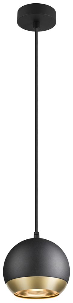 Pendelleuchte SLV LIGHT EYE 150 GU10 1×13W DIM Ø150mm schwarz