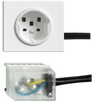 Prise INC T25 16A blanc pour câble plat powerbus