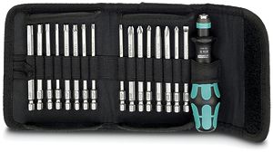 Bit-Schraubenzieherset SF M 1 Handgriff 16 Bits L=89mm