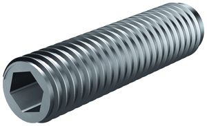 Asta filettata Flury AV 19 supporto conduttore acciaio inossidabile A2,M6×25mm