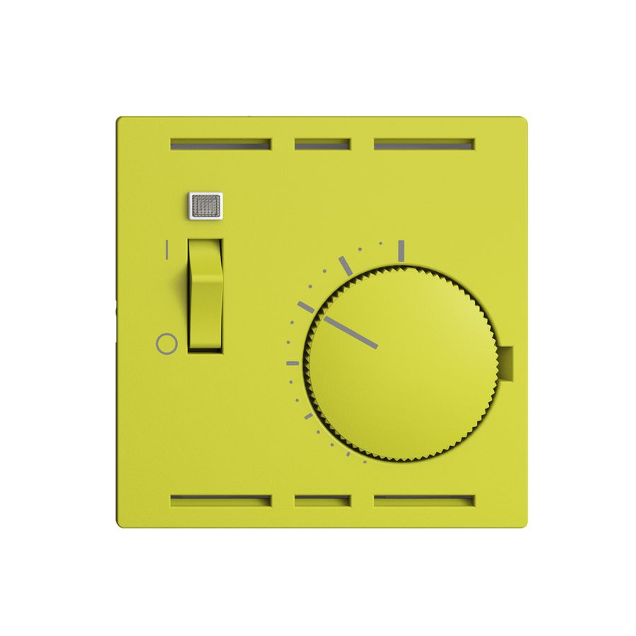 UP-Raumthermostat EDIZIOdue lemon mit Schalter