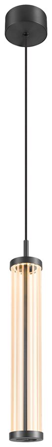 LED-Pendelleuchte SLV QUIMERA 8.2W 310lm 927…930 DIM Ø76×470mm schwarz
