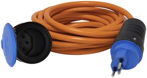 Verlängerungskabel Brennenstuhl T12/13 N07V3V3-F 3×1.5mm² 10A 5m IP55 orange