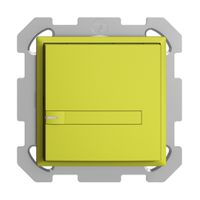 Poussoir KNX RGB ENC EDUE, 250mW, a.LED RGB, a.papier, 1×poussoir, 1×touche, lem