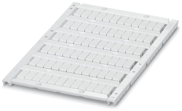 Carte de marquage UCT-TM 5 blanc pour bornes 4.6×10.5mm