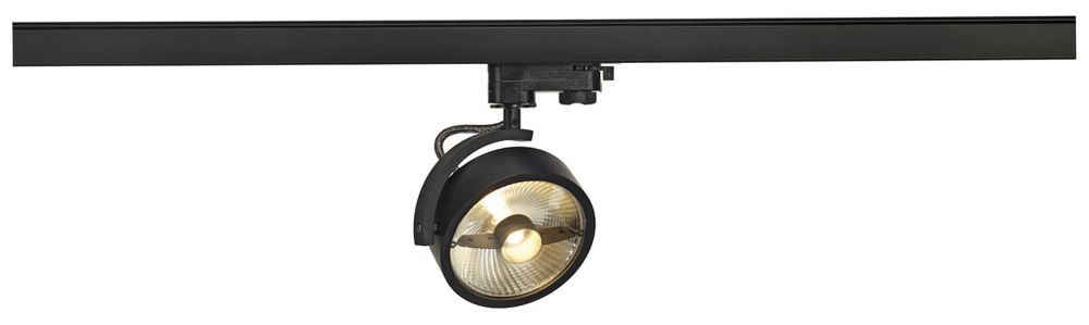 Strahler SLV KALU TRACK, GU10 75W mit 3-Phasen-Adapter IP20 schwarz