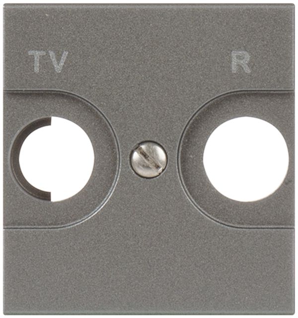 Frontplatte MOS TV/FM magnesium 2 Module