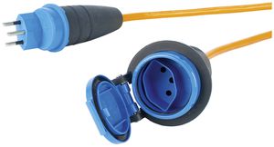 Verlängerungskabel Steffen EPR-PUR 3×1.5mm² 10m T13/T13 für Industrie orange