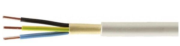 Cavo di installazione FE0 3×2.5 mm² LNPE bianco Dca