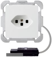 Prise INC T23 kallysto blanc adapt. câble rond 5P L2&boîte G2704