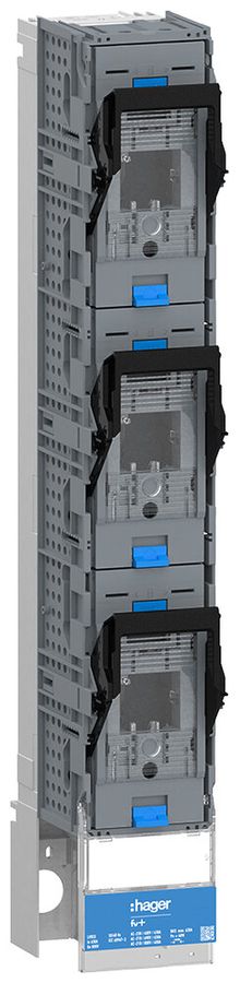 Barre de commutation HPC Hager FV+ NH3 3P 630A 690V 100kA raccordement à vis