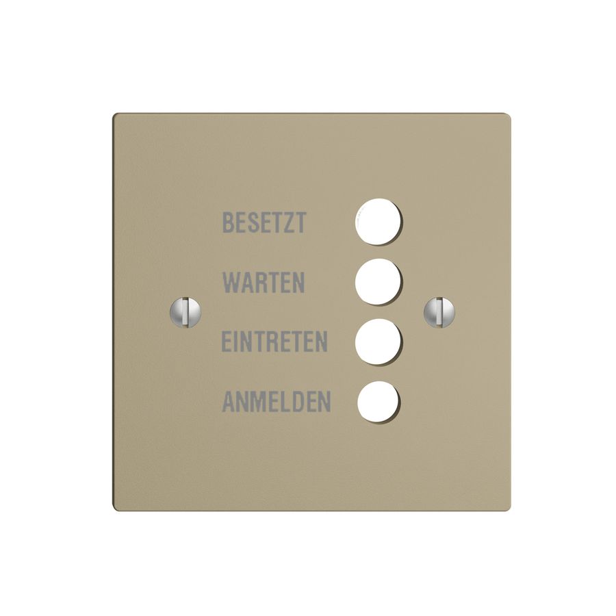 Frontplatte EDIZIOdue sand deutsch