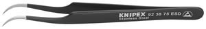Pinzetta KNIPEX 92 38 75 ESD 120mm, 45°