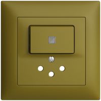 Kit frontale INC EDIZIOdue olive 88×88mm T12 con lente