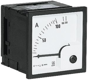 EB-Amperemeter ISKRA FQ0307 6/12 A, 6A (AC), Klasse 1.5, 72×72mm