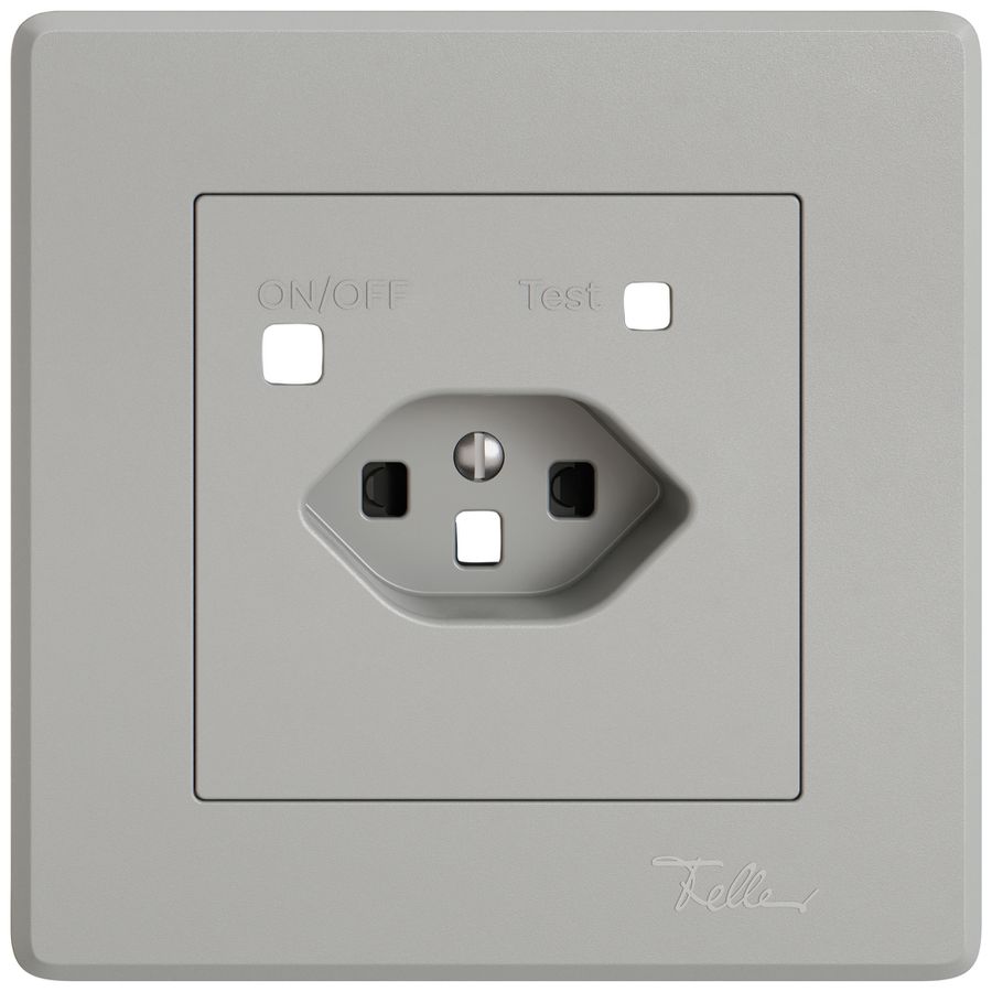 Kit de montage ENC EDIZIO.liv SNAPFIX® p.prise de protection T23 shutter grc