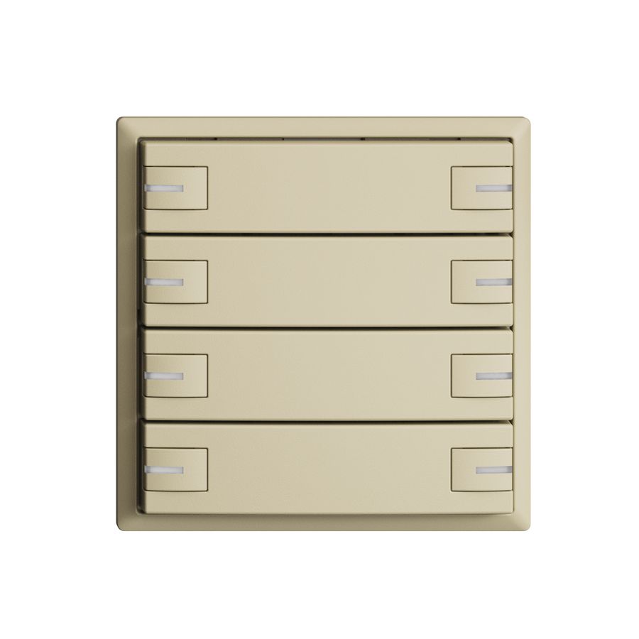 Poussoir KNX RGB EDUE, 250mW, a.LED RGB, 8×poussoir, comm.1×touche, van