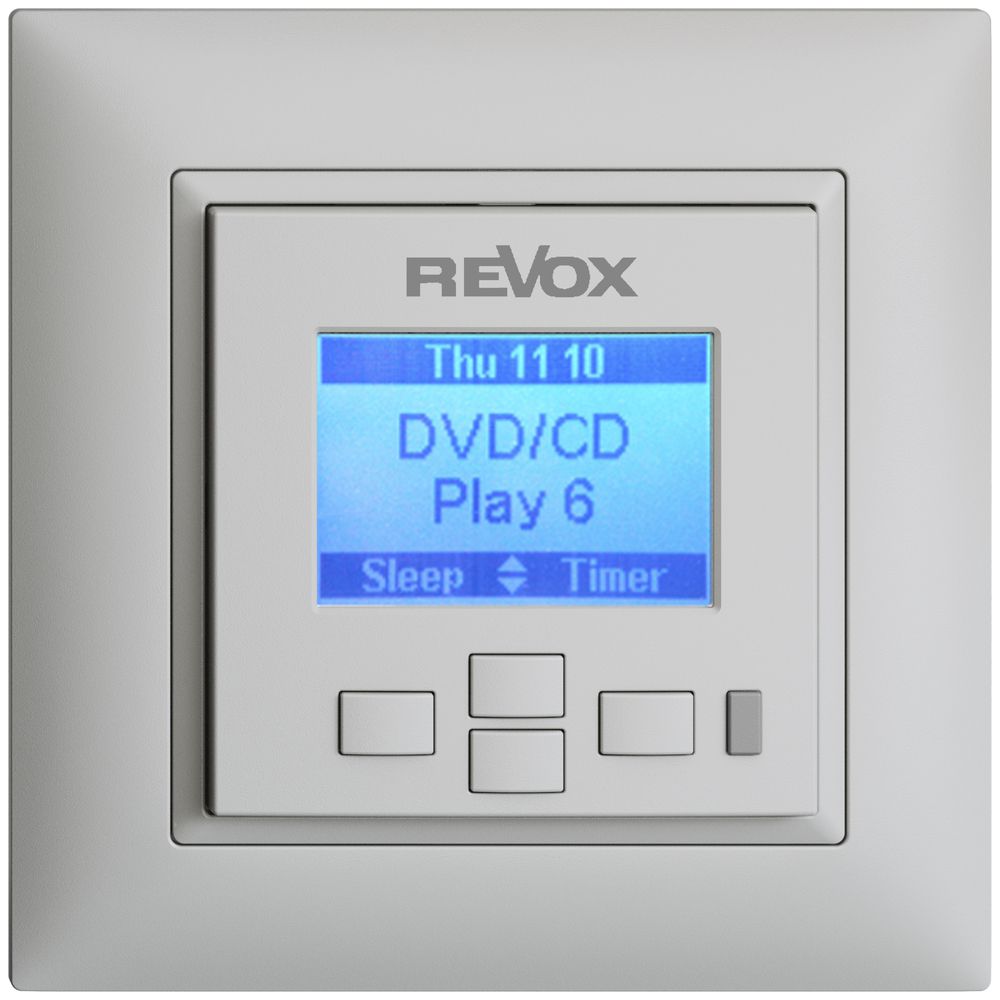 UP-Wanddisplay Revox EDIZIOdue hellgrau