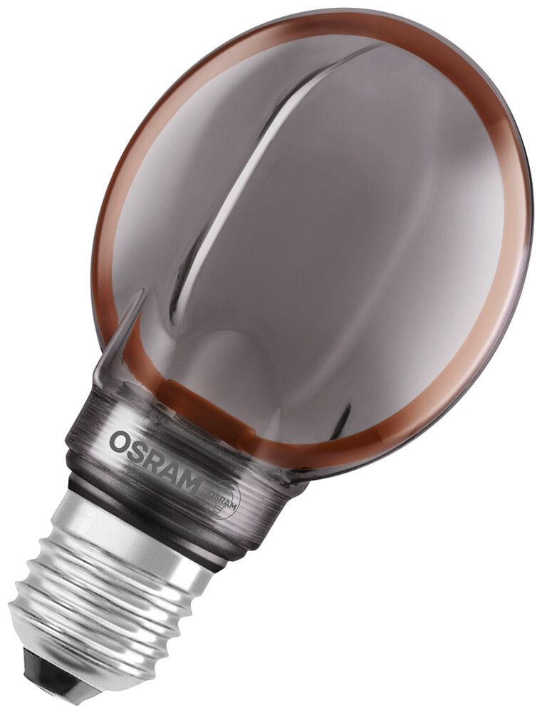 Lampada LED LEDVANCE Vintage 1906 E27 4W 110lm 1800K chiaro nero REG Ø80×120