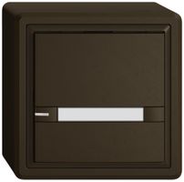 AP-Universaltaster EDIZIO.liv UNI SNAPFIX® m.LED RGB 1× 2-Tbed.Pap.br