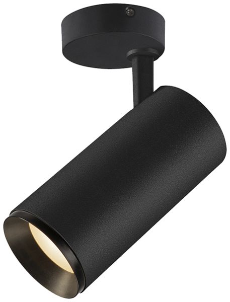 LED-Spot SLV NUMINOS SPOT L PHASE 28W 2430lm 3000K 24° Ø100×213mm schwarz