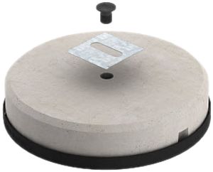 Rinnenbefestigungs-Set Bettermann mit FangFix-Stein