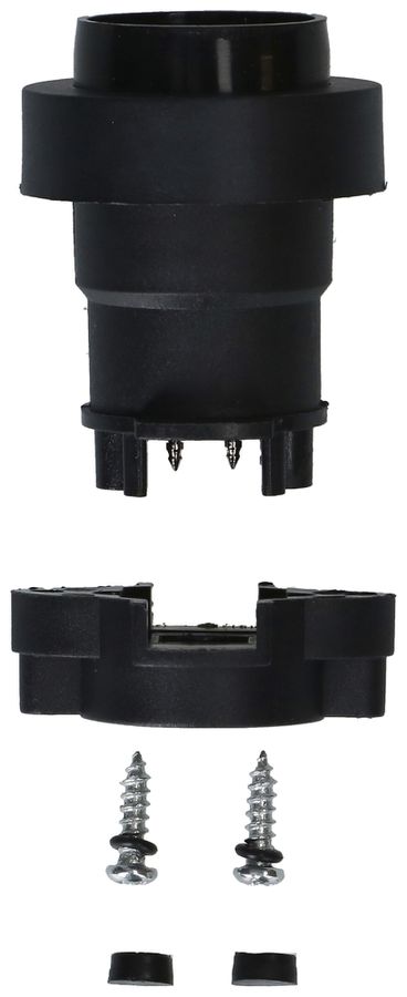 Douille pour illumination MH E27 40W pour câble d'illumination plat noir