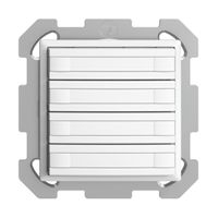 Pulsante KNX RGB INC EDUE, 250mW, s.LED, carta, 4×pulsante, com.2×tasti, bi