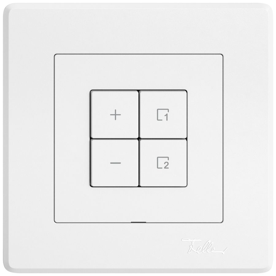 Kit di montaggio INC EDIZIO.liv Wiser SNAPFIX® p.dimmer 1C scena 4T bi