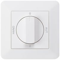 Interrupteur rotatif ENC 0-Hand-0-Aut. kallysto.trend 2/1L blanc avec manette